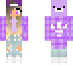 purple adidas bear
