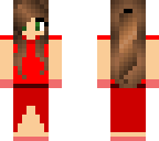 red pretty dress