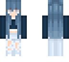 blue adidas girl
