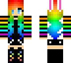 bunny girl rainbow