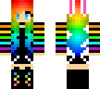bunny girl rainbow