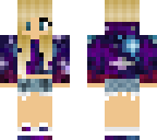 galaxy hoodie girl