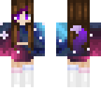 galaxy wolf girl