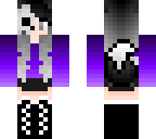 ombre purple wolf girl thing