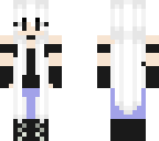 white haired girl