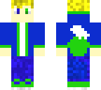 blue eyes green boy