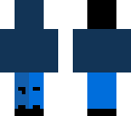 blue guy with hood