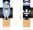 blue hair women xd