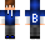blue hoodie boy