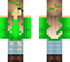 green forest girl