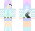nya nya gato color pastel