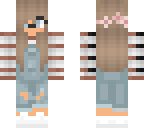 overalls and flowers