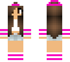 pink skater chick
