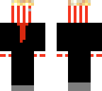 pop corn in a suit