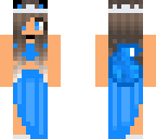 blue cat girl