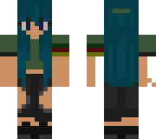 blue hair