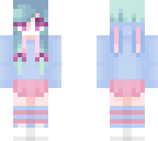 blue hair bunny