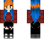 blue haired girl incomplete