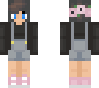 cute overall girl