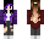 emo and normal girl