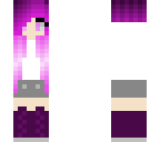 pink and purple hoodie girl