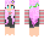 pink haired girl