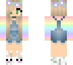 rainbow bunny girl