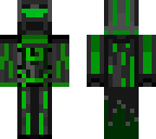 sci-fi robot green