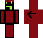 back wards skin