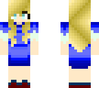 blue dress