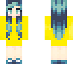 blue hair girl