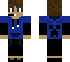 creeper jacket gamer guy blue