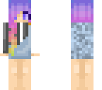 rainbow haired girl