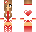red heart girl