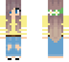 yellow hoodie girl