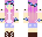 blue heart girl