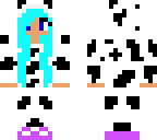 girl in cow onsie
