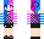 pink and blue