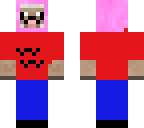 pinksheep with clothes