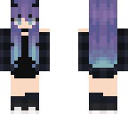 purple hair girl