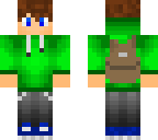 backpack green boy