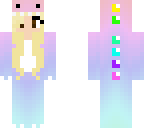 blonde dino onesie girl
