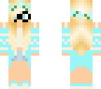 blonde spring girl