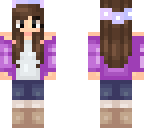 brown-haired girl
