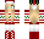 festive girl - light blue eyes