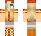 orange girl - lighter blue eyes