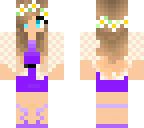 purple dress