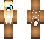 reindeer onesie blonde girl