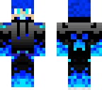 blue fire cool boy