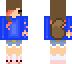 chibi blue girl